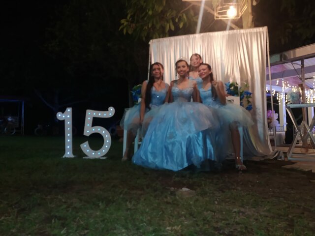 my first party of 15