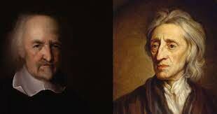 Thomas Hobbes  (1588–1679) y John Locke (1632-1704)