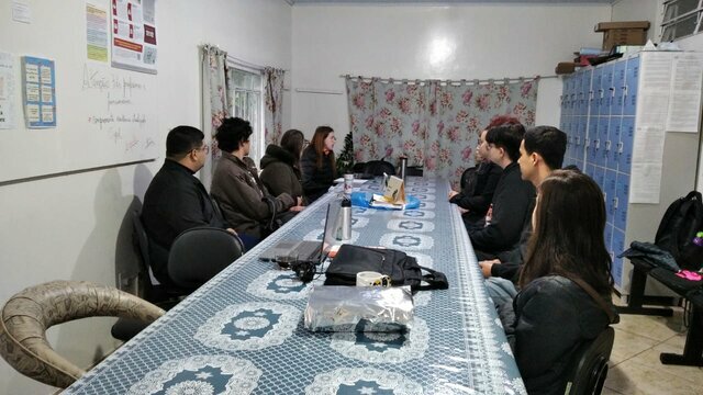 1ª Visita ao colégio Paulo Freire