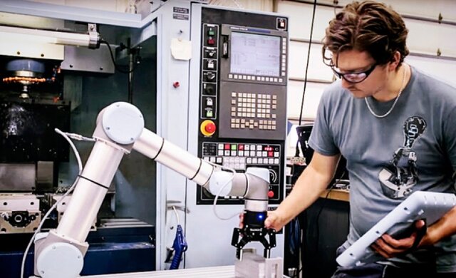 Robótica colaborativa (cobot)