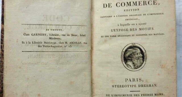 Promulgación del Código de Comercio - 1971.