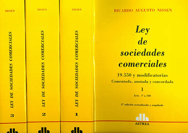 Ley de Sociedades Comerciales - 30 de diciembre de 1971.