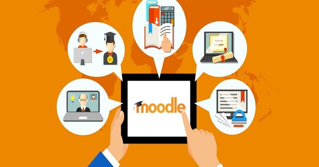 Inicio de la plataforma de aprendizaje en línea Moodle.