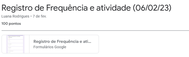 registro de presença e atividade - AULA 8