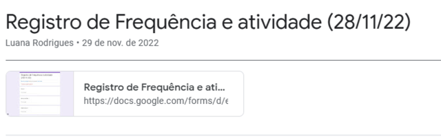 Registro e Atividade -  AULA 5 - ISSU