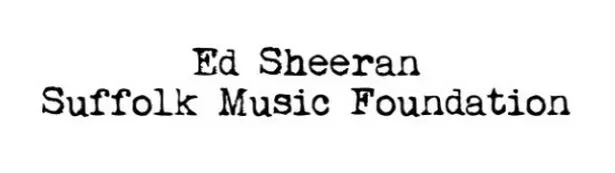 Ed Sheeran Suffolk Music Foundation Is Launched