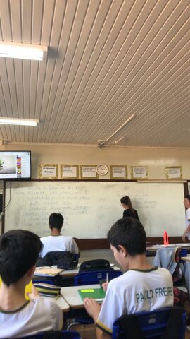 1° Visita 4º Observação/acompanhamento ao Colégio Estadual Paulo Freire