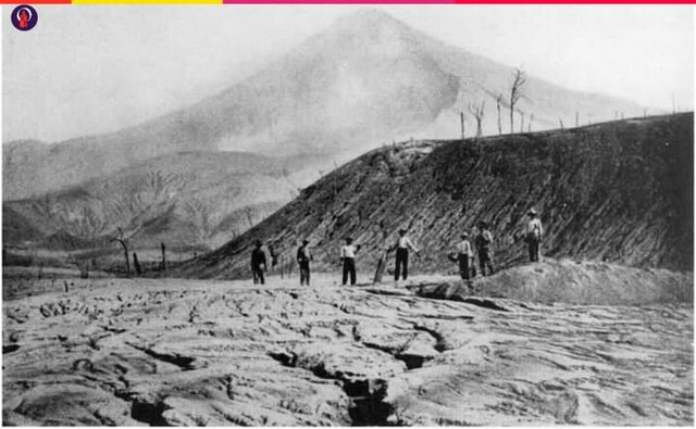 Erupción del volcán Santa María