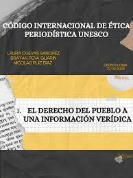 Código Internacional de Ética Periodística