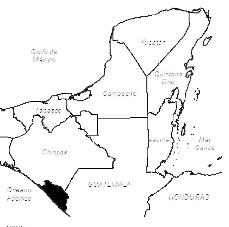 Territorios de Chiapas y Soconusco