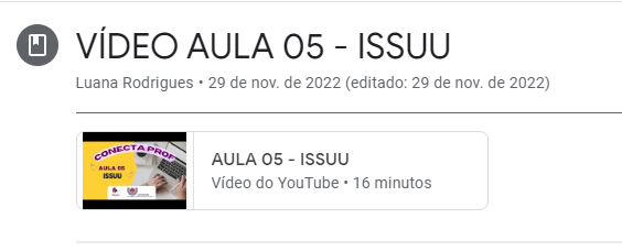 Conecta Profe - Aula 5