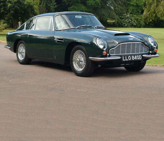 Start of the Aston Martin DB6