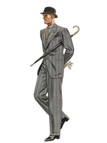 the fashion in the 1940s