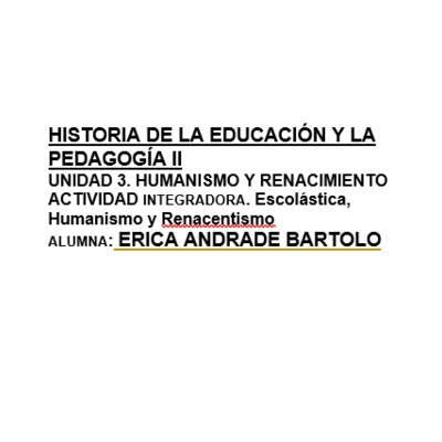 Timeline: Escolástica, Humanismo y Renacentismo