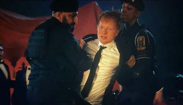 Sheeran Appears In Red Notice.