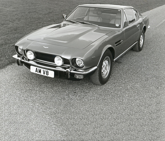 Start of the Aston Martin AMV8