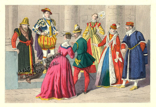 Fashion in 1550