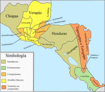 Historia de la Capitanía General de Guatemala