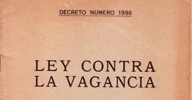 Ley contra la vagancia