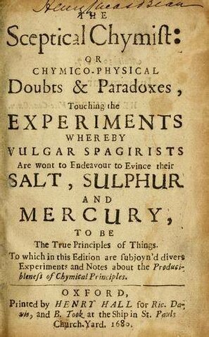 The skeptical chymist Broyle