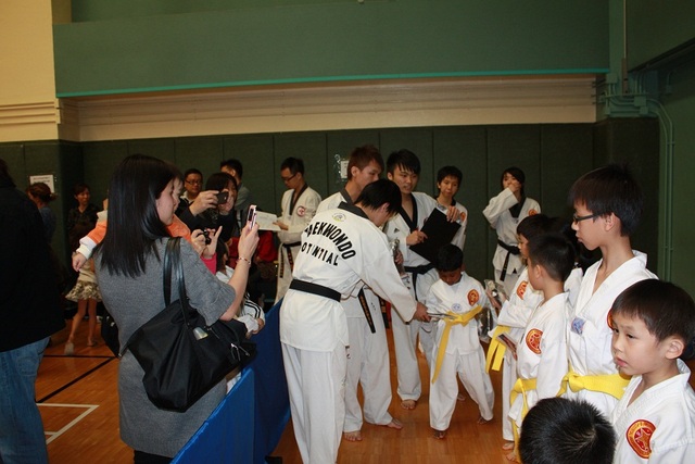 GOT YELLOW & GREEN BELT IN TAEKWONDO