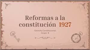 Reforma constitucional