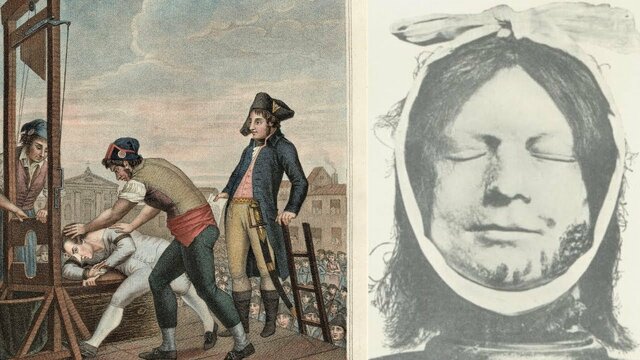Robespierre guillotined