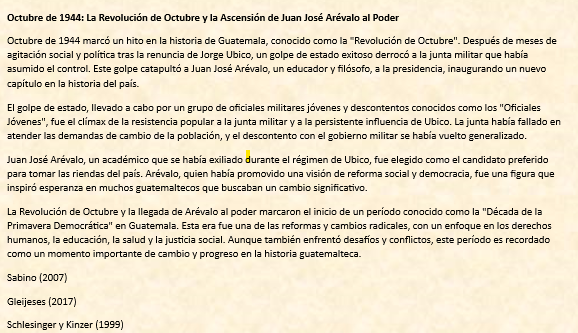 Octubre de 1944: La Revolución de Octubre y la Ascensión de Juan José Arévalo al Poder