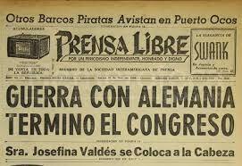 Guatemala declara la guerra a Alemania.
