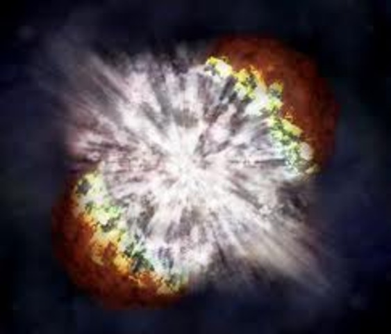 massive exploding material