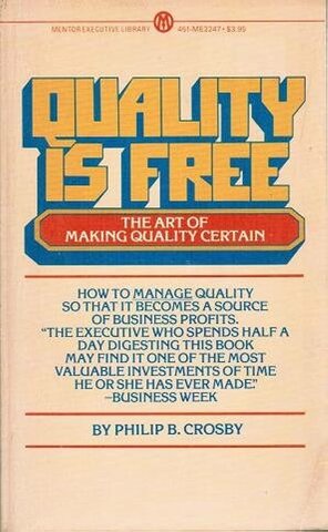 Publicación del libro "Quality is Free" de Philip B. Crosby
