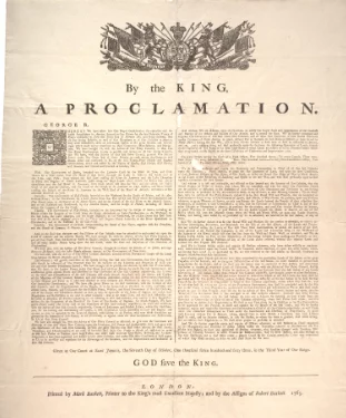 Proclamation of 1763