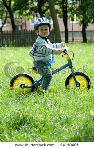 I learned  how to ride my first bike.