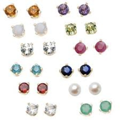 I got my first pair of diamond earrings