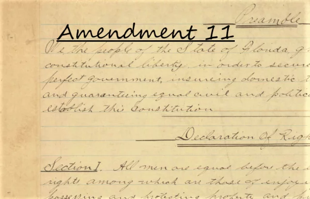 11TH Amendment
