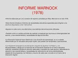 INFORME WARNOCK