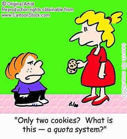 A quota system is first introduced