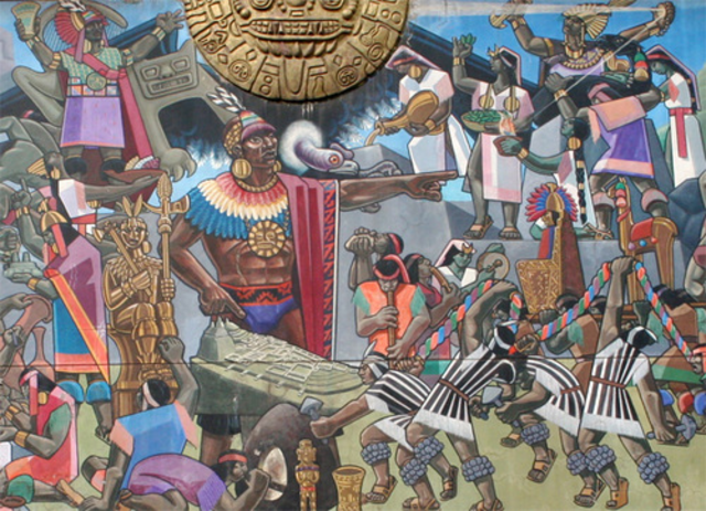 Incas arrive from Peru.