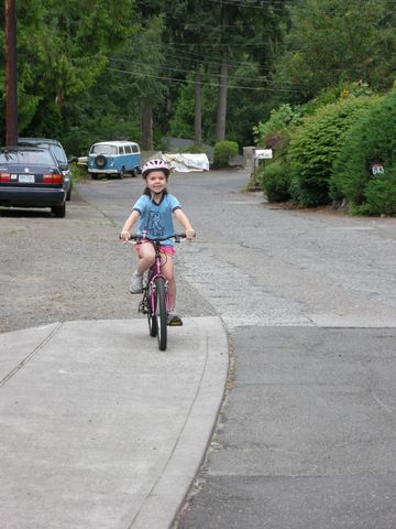 Taught myself how to ride a bike at age 5