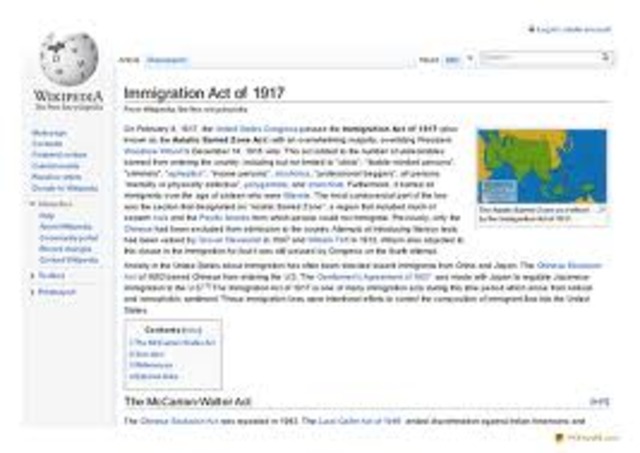 immigration act