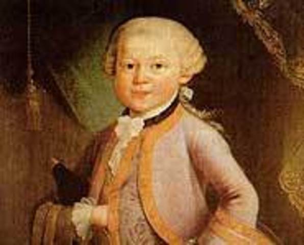 mozart was born.