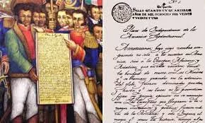 El plan de Iguala es redactado por Iturbide.
