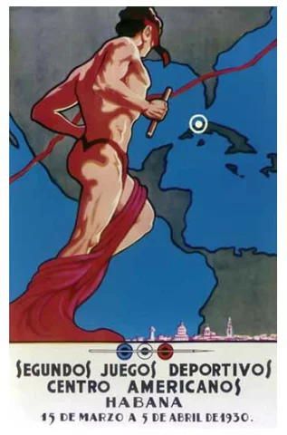II Juegos Deportivos Centroamericanos y del Caribe.
