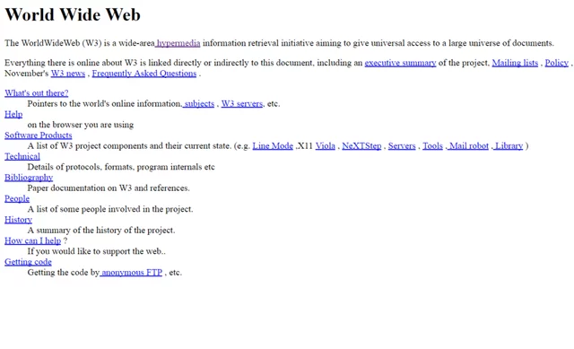 Primera página web