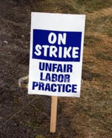 Labor Strikes Break Out