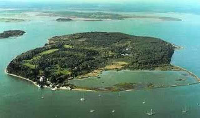 Fort is built on Brownsea Island