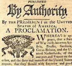 Washingtons proclamation of neutrality