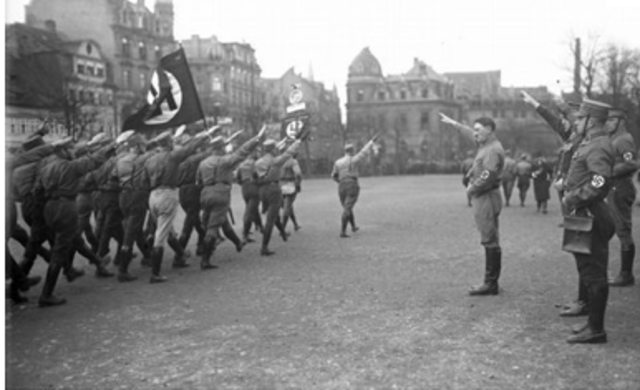 Hitler defies the Treaty of Versailles