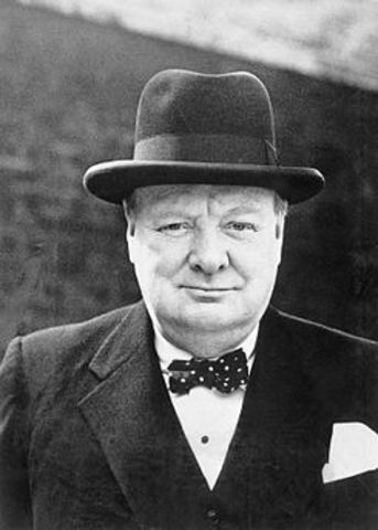 Churchill is elected Prime Minister in England