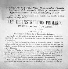 La ley Provisional de Instrucción primaria